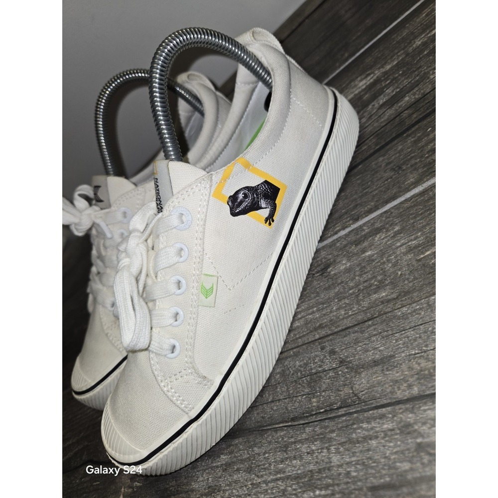 CARIUMA National Geographic Gecko Low Canvas Sneaker Men's 6.5/Women's 8 Size - Picture 4 of 10
